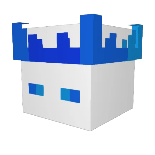 overmichal2 Minecraft avatar head, 3D render