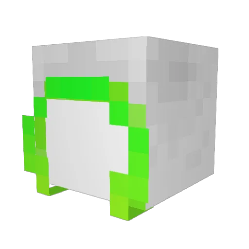 overpark11 Minecraft avatar head, 3D render