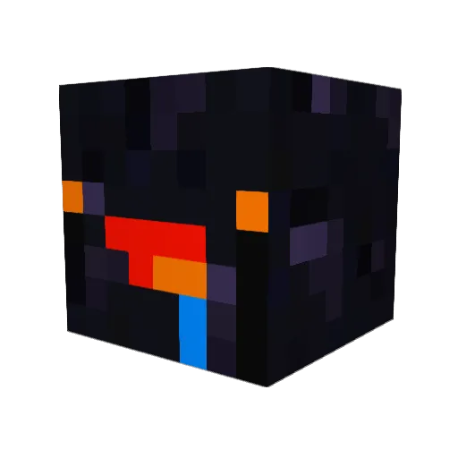 overpote Minecraft avatar head, 3D render