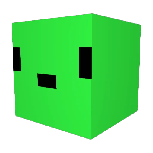 overthecounter Minecraft avatar head, 3D render