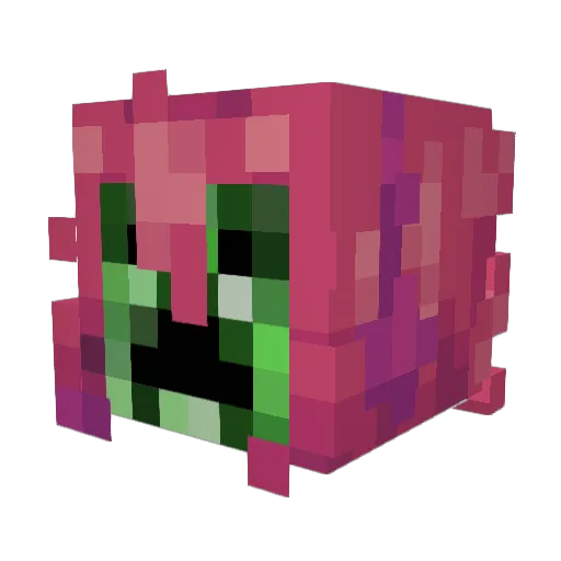 ovolizar Minecraft avatar head, 3D render
