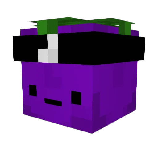 ovosh1234 Minecraft avatar head, 3D render