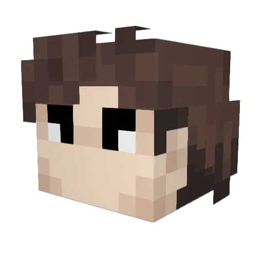 ovsanka29 Minecraft avatar head, 3D render