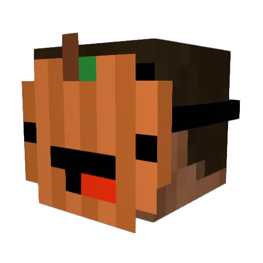 ovtkm_ Minecraft avatar head, 3D render