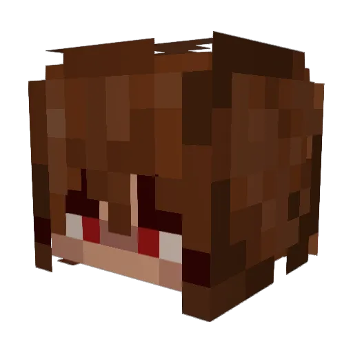 ovux13 Minecraft avatar head, 3D render