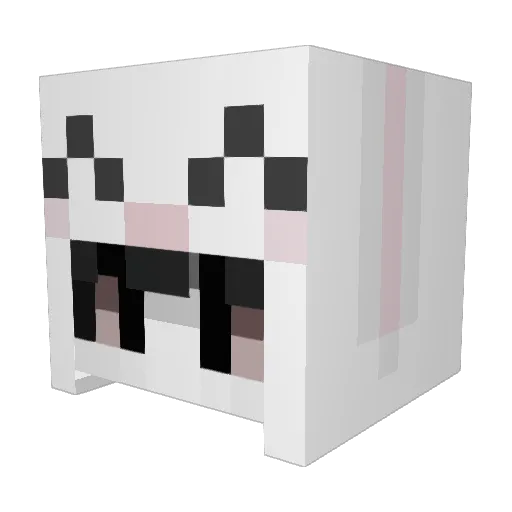 ovvnuur Minecraft avatar head, 3D render