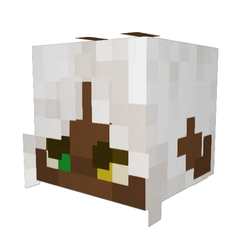 owOpioid Minecraft avatar head, 3D render