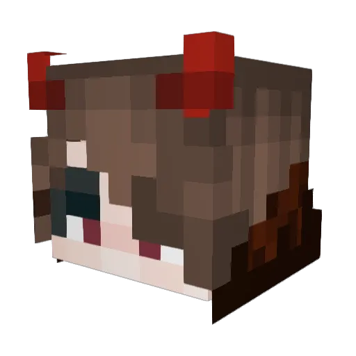 owcaB10 Minecraft avatar head, 3D render