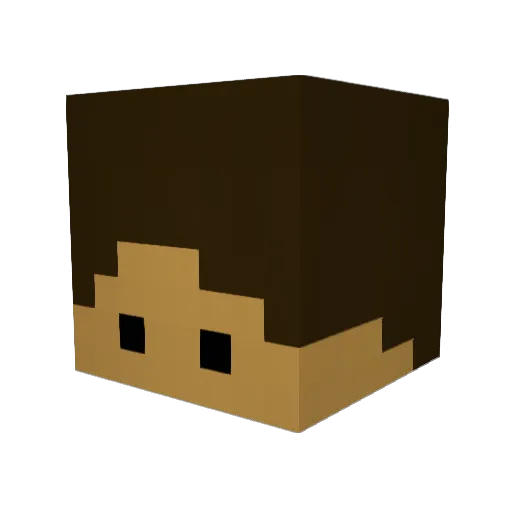 owen101304 Minecraft avatar head, 3D render