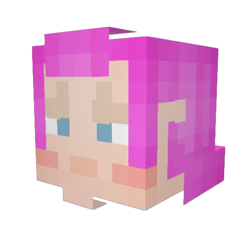 owen250708 Minecraft avatar head, 3D render