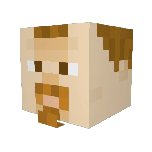 owenff Minecraft avatar head, 3D render