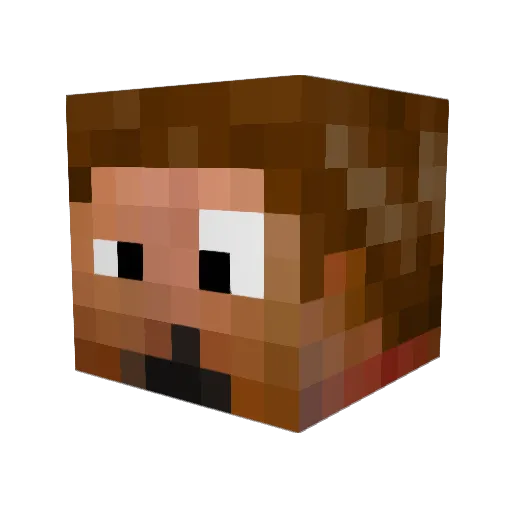 owenmccann Minecraft avatar head, 3D render