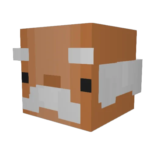 owentiger8 Minecraft avatar head, 3D render
