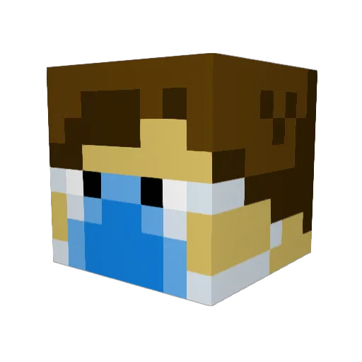 owenvdbij Minecraft avatar head, 3D render