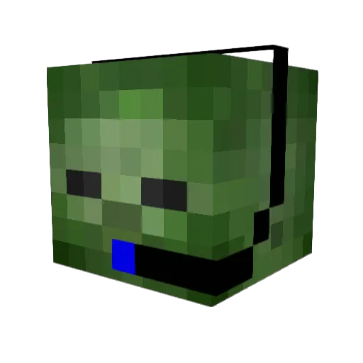 owesome1 Minecraft avatar head, 3D render