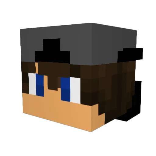 owfa8 Minecraft avatar head, 3D render