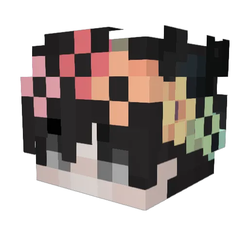 owie27 Minecraft avatar head, 3D render
