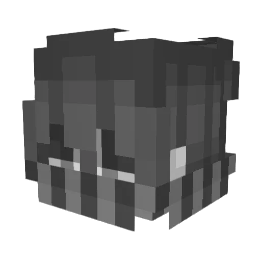 owkk_ Minecraft avatar head, 3D render
