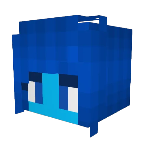 owlcitywarrior Minecraft avatar head, 3D render
