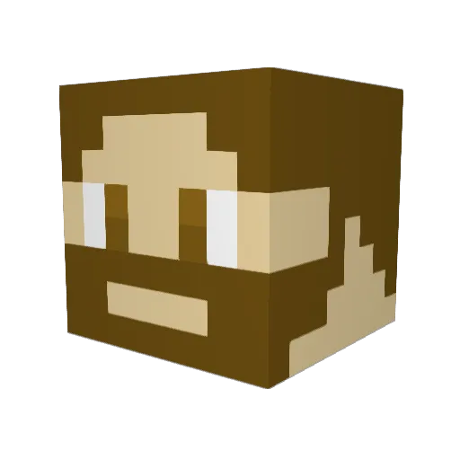 owlkill44 Minecraft avatar head, 3D render