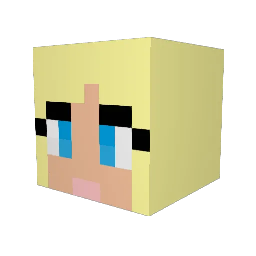 owllynn Minecraft avatar head, 3D render