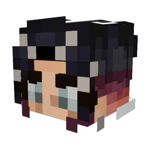 owltd Minecraft avatar head, 3D render