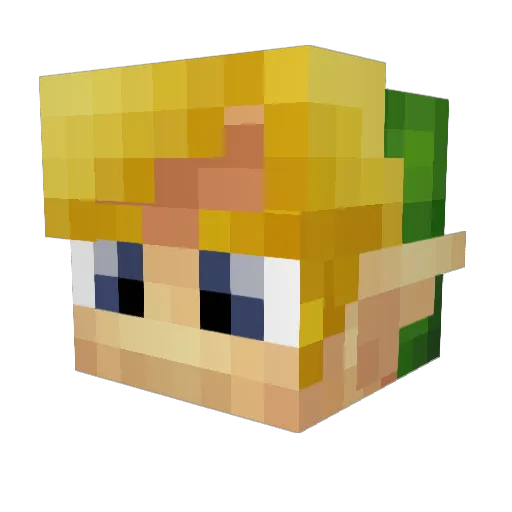 owndude Minecraft avatar head, 3D render