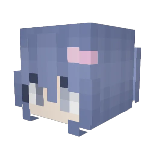 ownedbymel Minecraft avatar head, 3D render