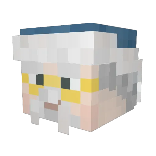 ownesss Minecraft avatar head, 3D render