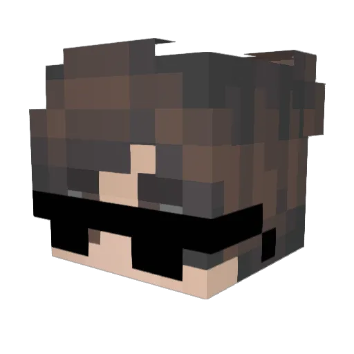 ownminecraft__zz Minecraft avatar head, 3D render