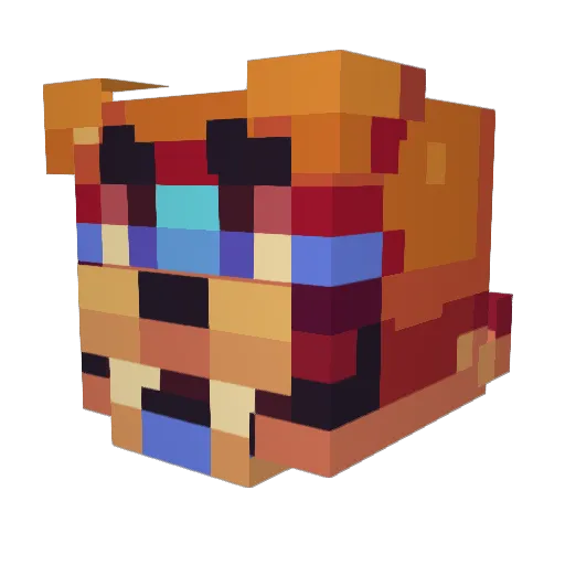 owogod420 Minecraft avatar head, 3D render