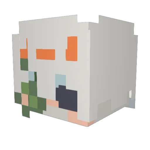 owoinsignificant Minecraft avatar head, 3D render