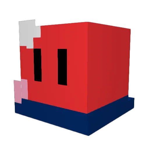 owolfplayz Minecraft avatar head, 3D render