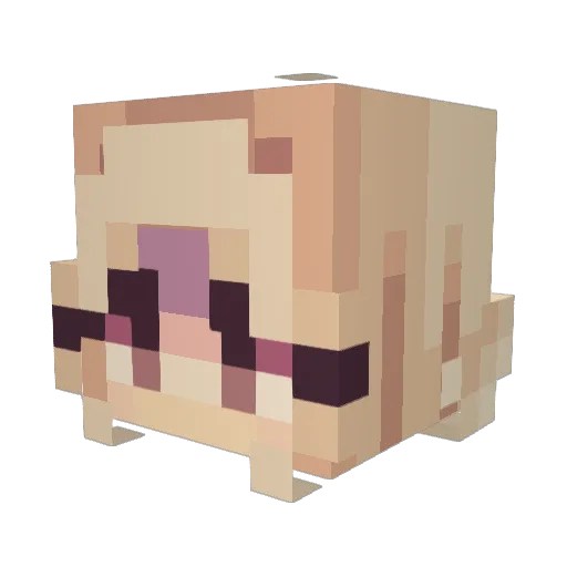 owomagic Minecraft avatar head, 3D render
