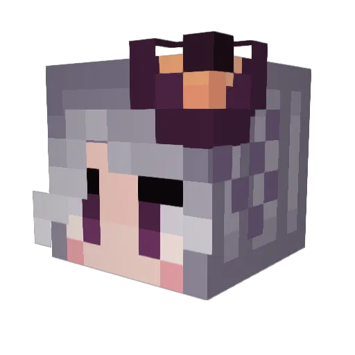 owopimpkin Minecraft avatar head, 3D render