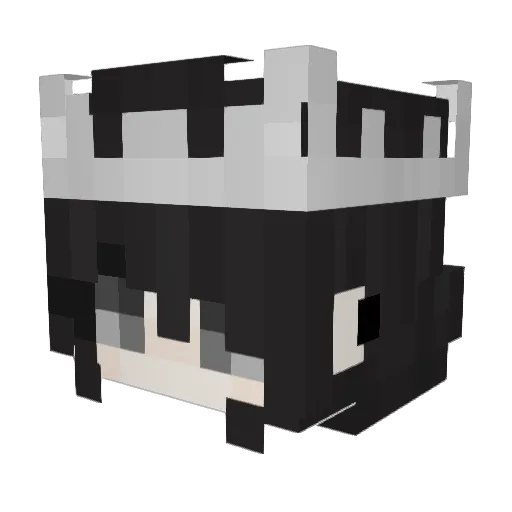 owseye Minecraft avatar head, 3D render