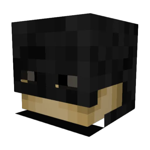 oxavet1 Minecraft avatar head, 3D render