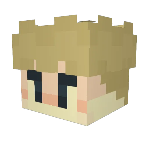 oxey3 Minecraft avatar head, 3D render