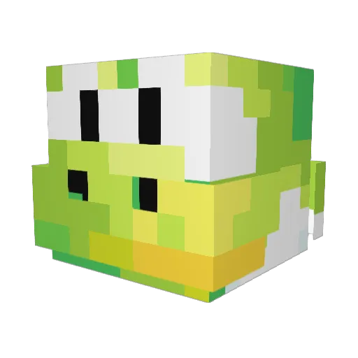 oxmo141 Minecraft avatar head, 3D render