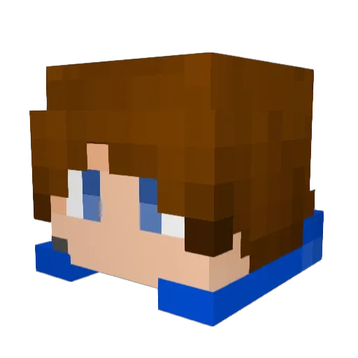 oxygen2026 Minecraft avatar head, 3D render