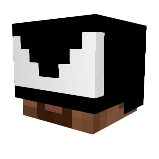 oxypacap Minecraft avatar head, 3D render