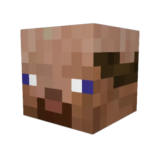 oxyy2021 Minecraft avatar head, 3D render