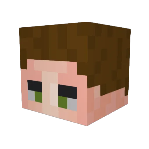 oyPatryk Minecraft avatar head, 3D render