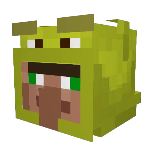 oyche_peniz Minecraft avatar head, 3D render