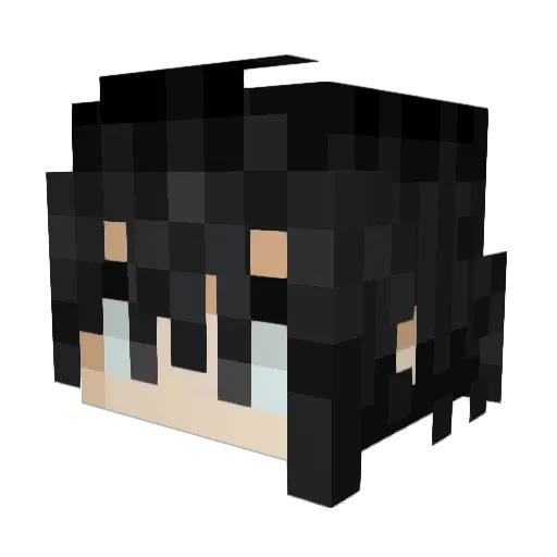 oyfzx Minecraft avatar head, 3D render