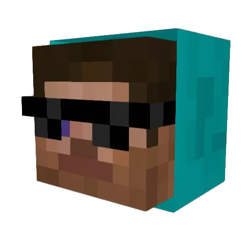 oyj1301 Minecraft avatar head, 3D render