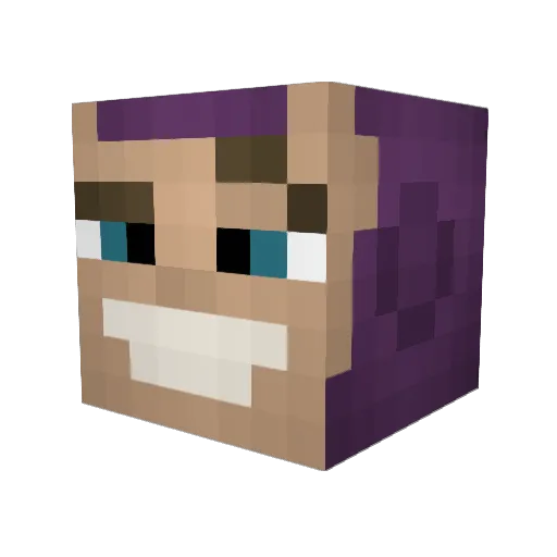 oym97 Minecraft avatar head, 3D render