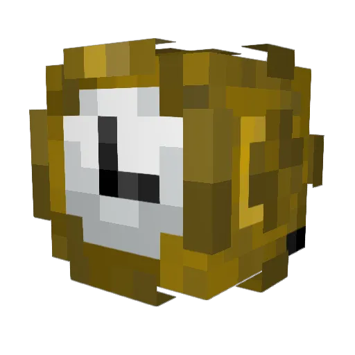 oyoral Minecraft avatar head, 3D render