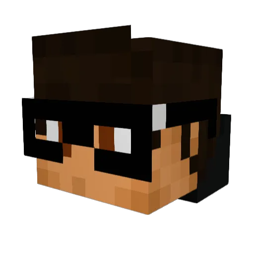 oyoy0 Minecraft avatar head, 3D render