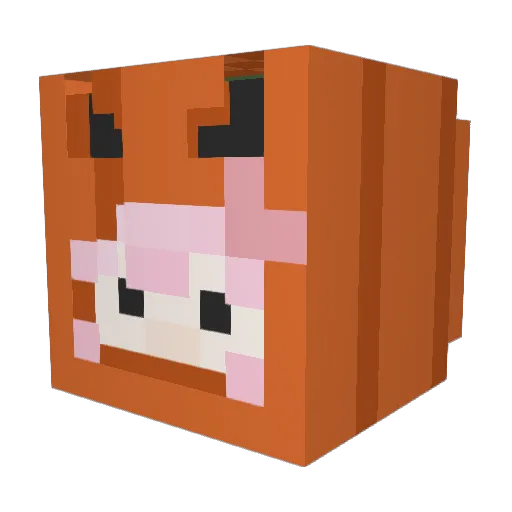 oysr Minecraft avatar head, 3D render